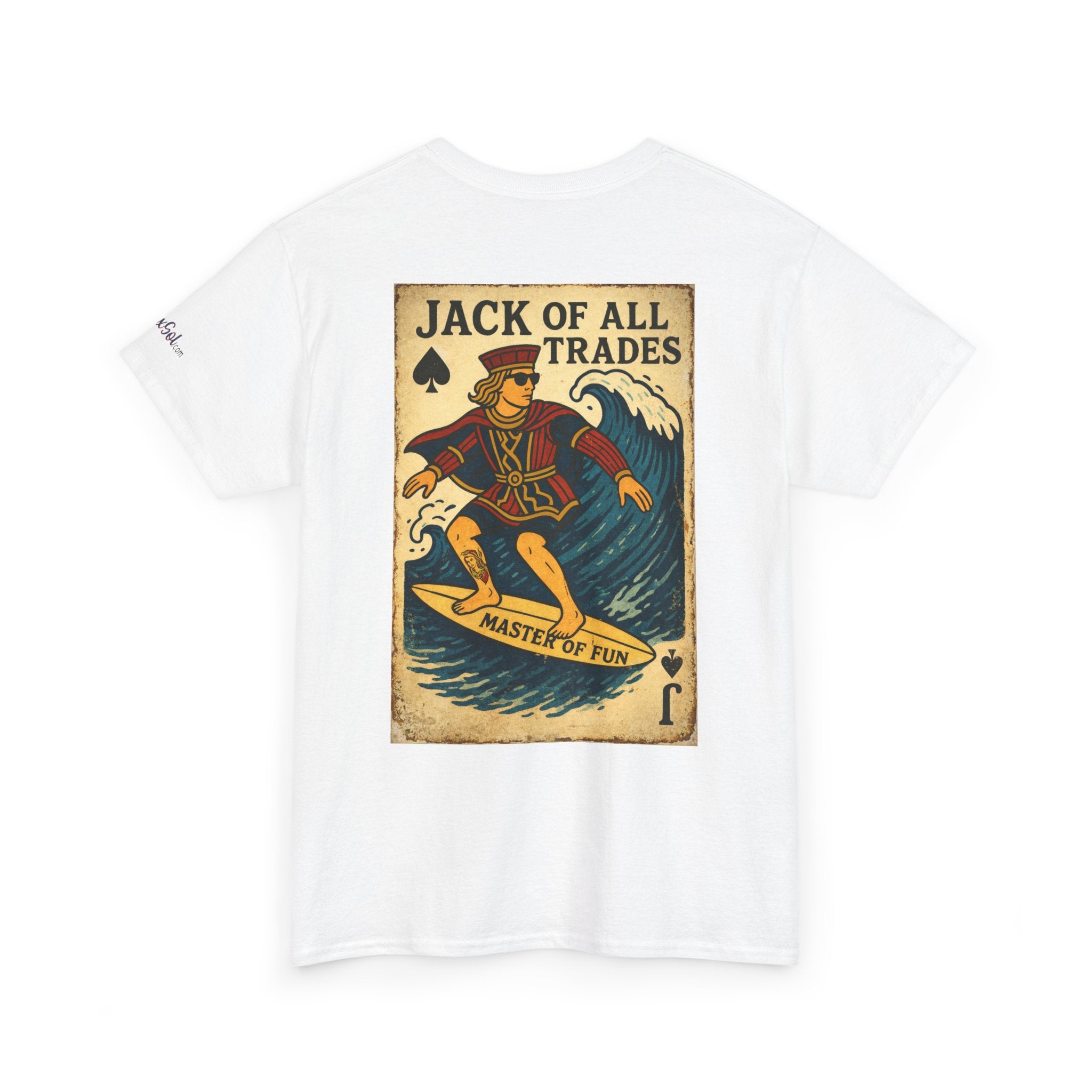 Jack of All Trades Graphic Tee — Vintage Playing Card Design