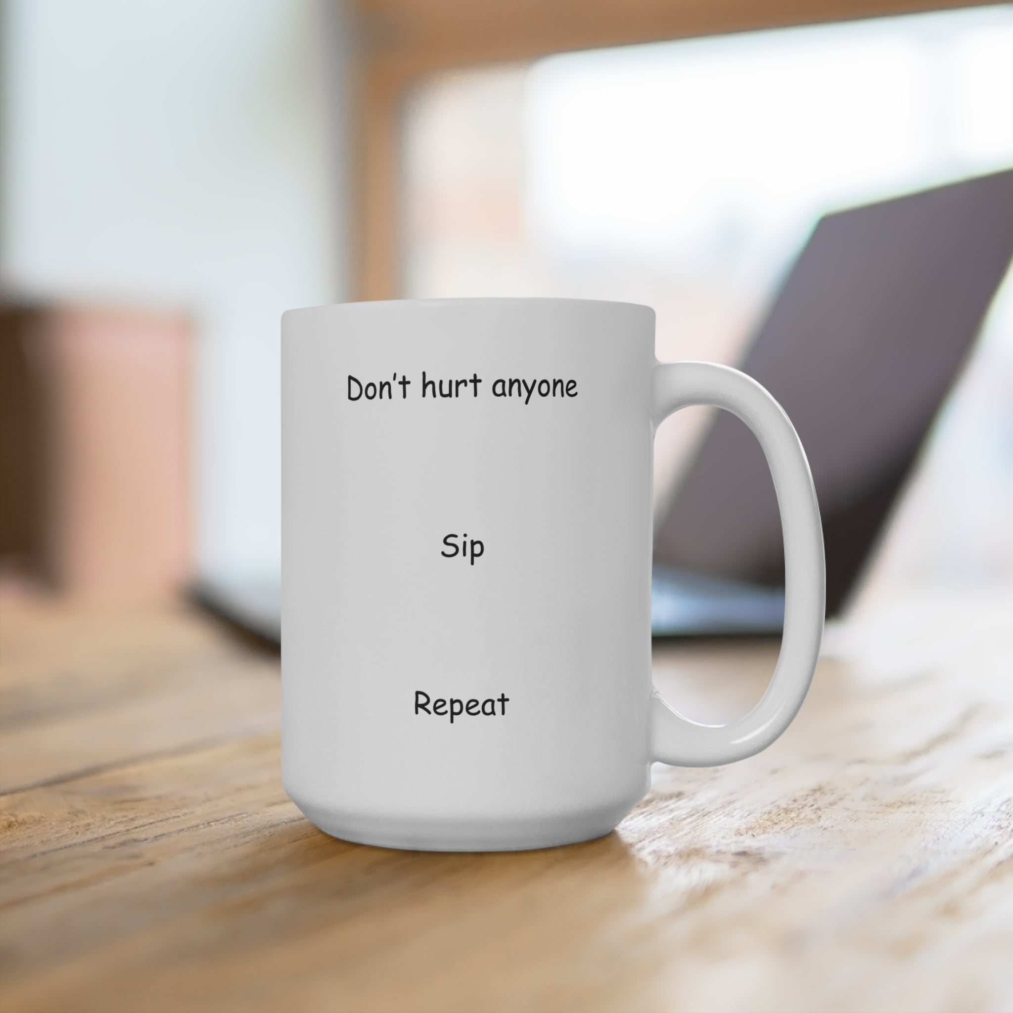 15oz Mug — "Be. Less. You." | Funny Mindfulness Coffee Cup