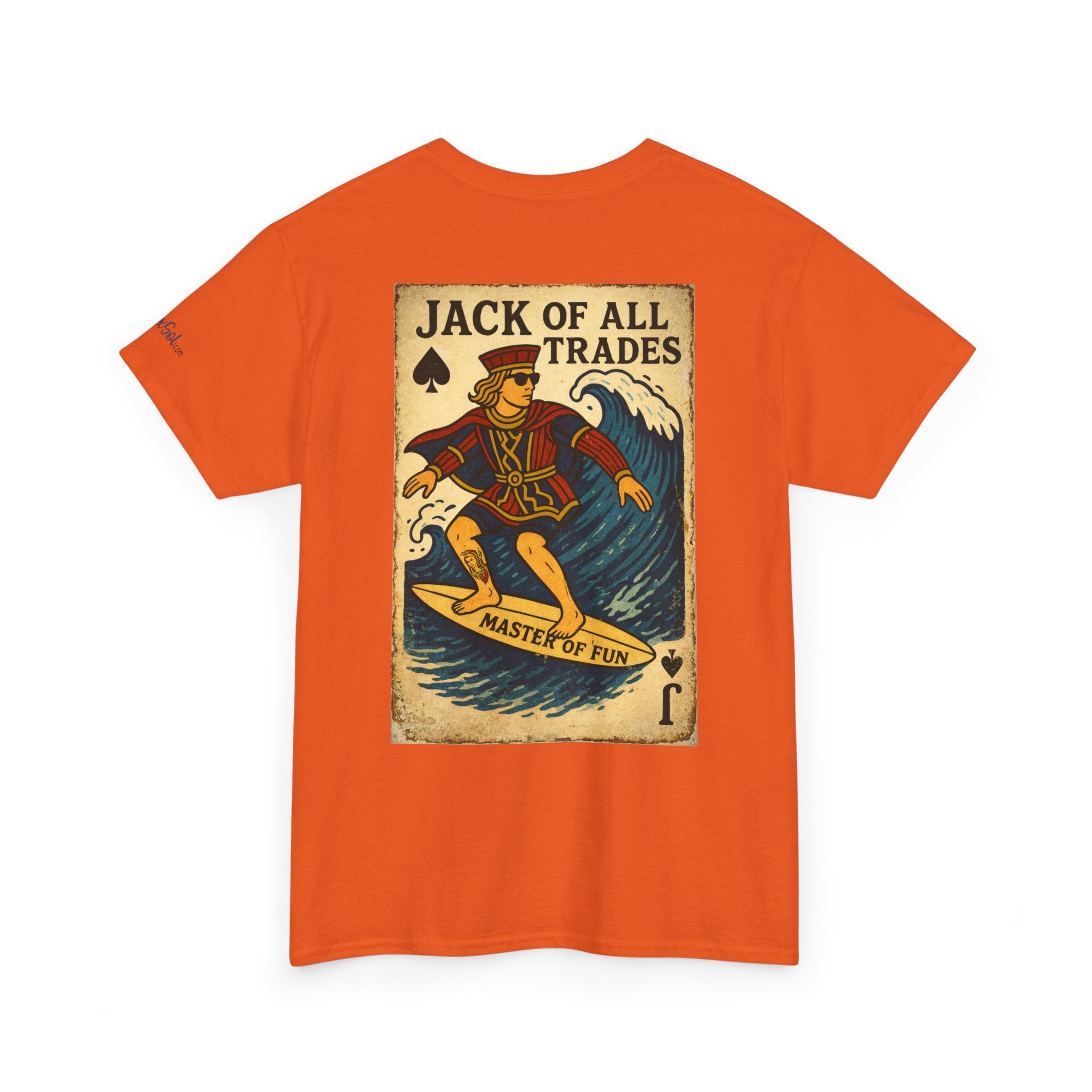 Jack of All Trades Graphic Tee — Vintage Playing Card Design
