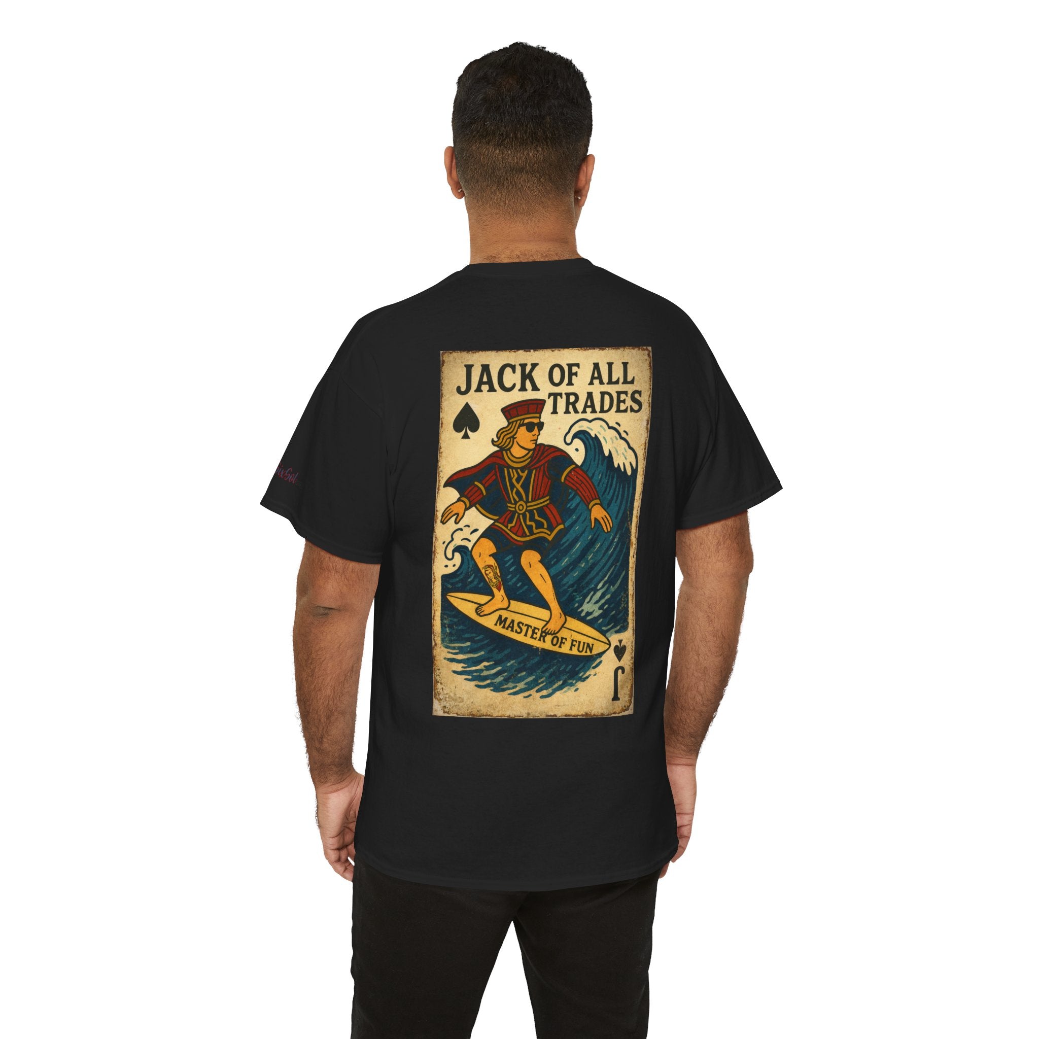 Jack of All Trades Graphic Tee — Vintage Playing Card Design