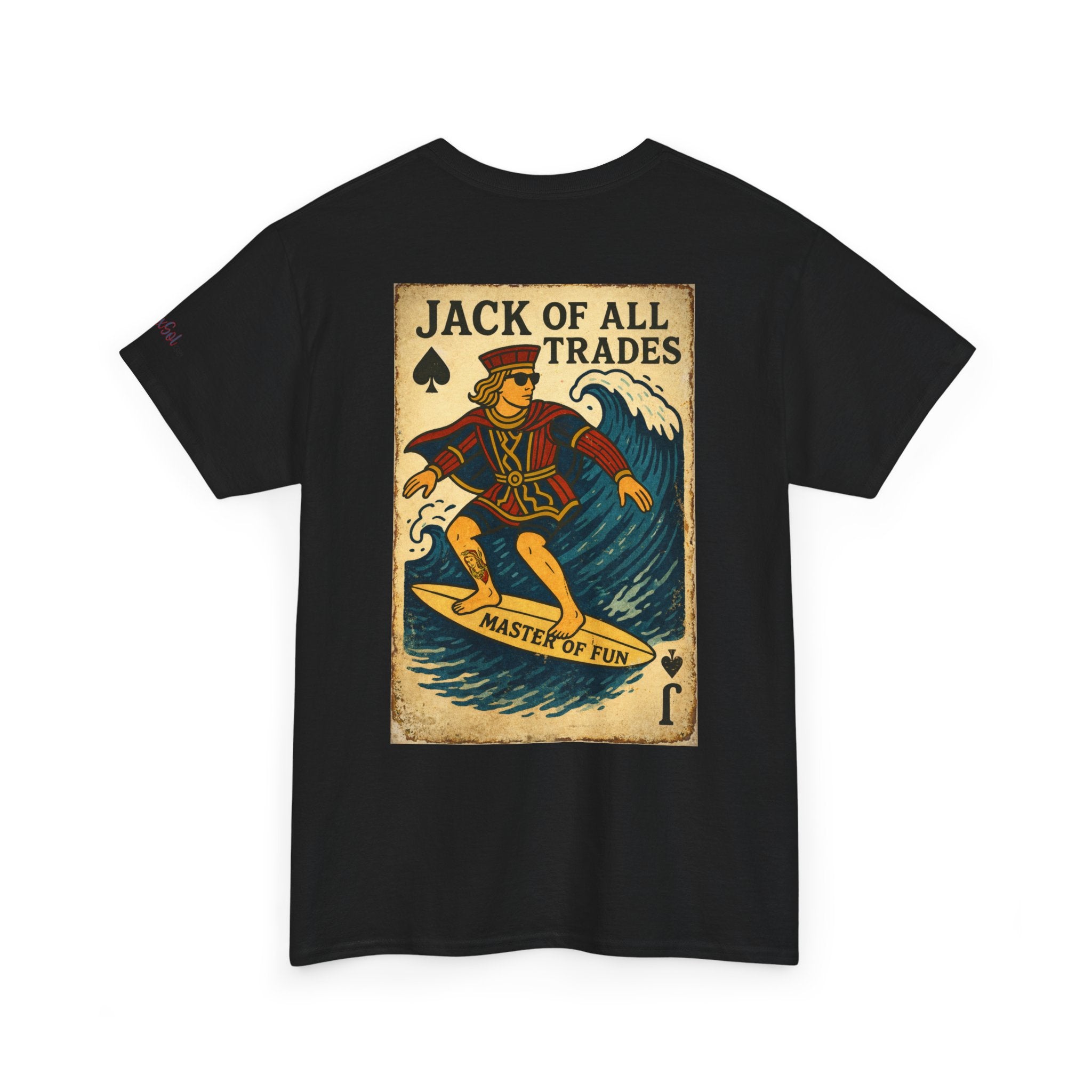 Jack of All Trades Graphic Tee — Vintage Playing Card Design