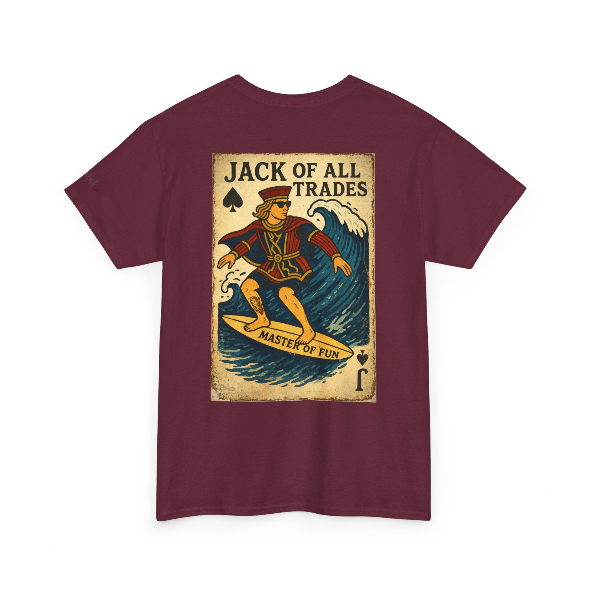 Jack of All Trades Graphic Tee — Vintage Playing Card Design