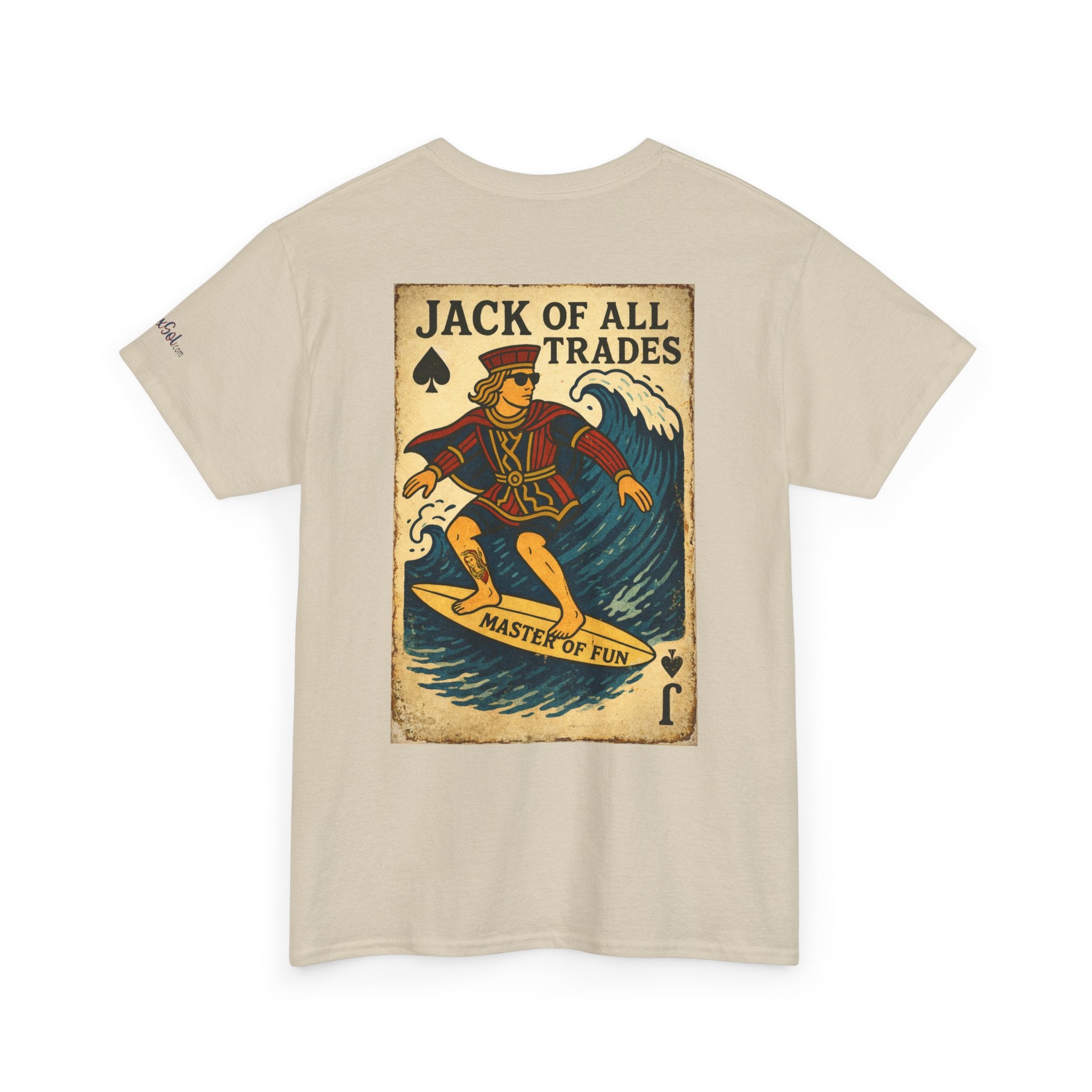 Jack of All Trades Graphic Tee — Vintage Playing Card Design